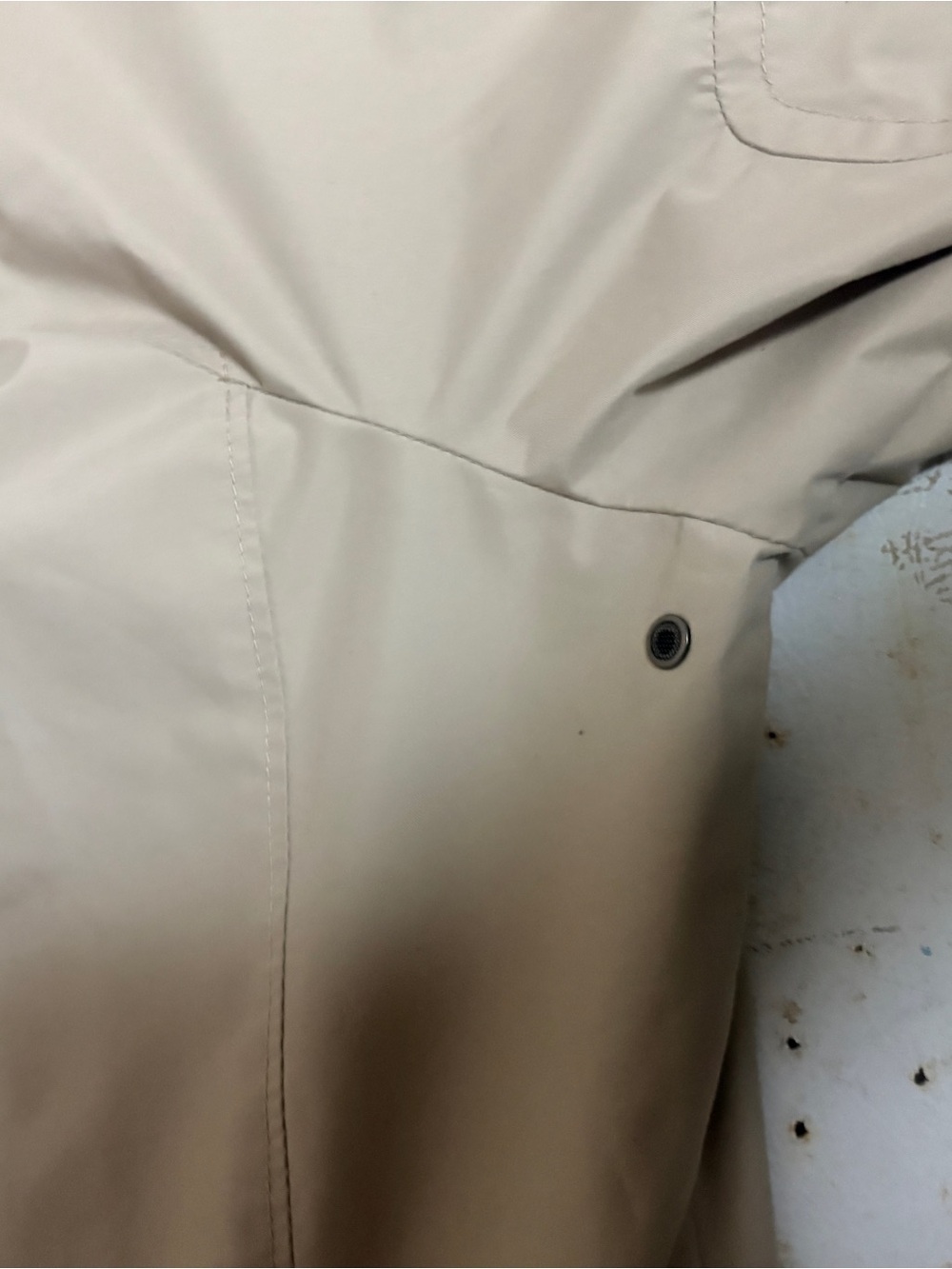 Beige Men's Lightweight Shell Jacket - Picture 5 of 5
